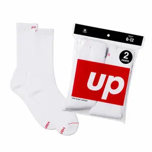 Men's Casual "Up" Mid-Calf Socks, Menswear Essential (2 Pairs)