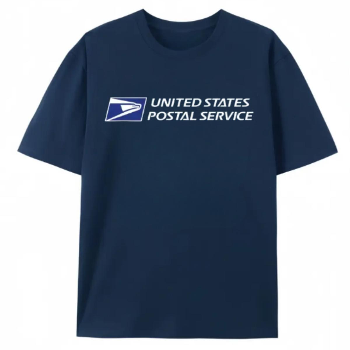 Mail Carrier T-Shirt, Postal Worker Graphic Tee, Funny Rural Delivery Driver Shirt, US Mail Service Gift, Professional Mailman Apparel, Premium Cotton T-Shirt for Men