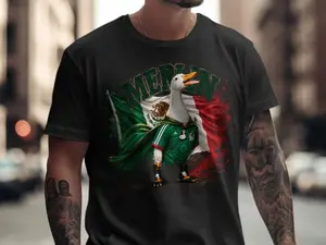 Merlin Mexico Duck Shirt, Mexicos Unofficial Mascot Tee, Funny Football Duck Shirt, Mexico Fan T-shirt, Cinematic Superhero Duck Tee