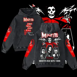 [MetalStyle] Misfits Legacy Of Brutality Unisex 100% Heavyweight Cotton T-Shirt, Acid Washed Hoodie – Retro Y2K punk rock Streetwear Top Classic Hoodie Tshirt, Horror Punk Music Shirt, Alternative Streetwear Essential for Rock Lovers