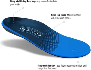 Plantar Fasciitis Insoles for Men Women - Orthotics Inserts, Shoe Insoles Arch Support Flat Feet Inserts Work Boot Insole (Mens 10-10 1/2 | Womens 12-12 1/2)