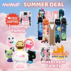 [100+ Styles] MeWaii Mystery Plush Bag – Cute Kawaii Stuffed Toys, Loooong & Mushroom Family Plushie Series, Surprise Gift for Kids, Girls, Boys, Halloween, Birthday Gift