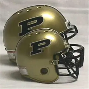 212 MAIN Purdue Team 3.5 in True Micro Helmet Replica - Collectible Helmets with Authentic Details, Display Box for Sports Enthusiasts (Sports Collectible Accessory)