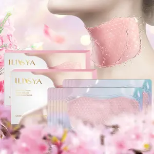 ilisya camellia hydro neck rescue mask intensive moisture smooth neck contour unisex daily care