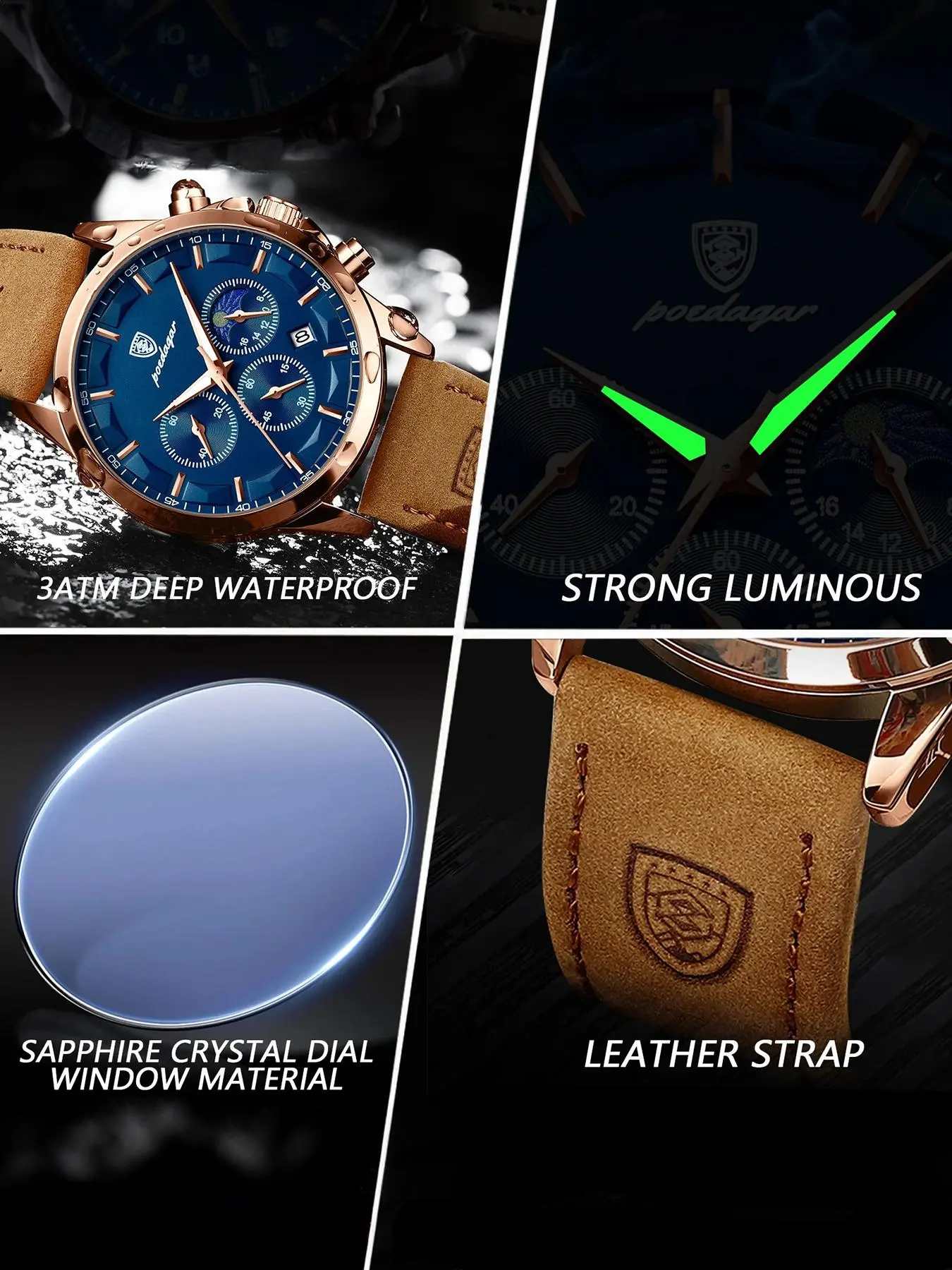 POEDAGAR Luxury Men display picture 1