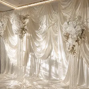 20 Yards White Stretch Satin Charmeuse Fabric by The Yard, 59” Wide Soft Silky Dress Fabric for Bridal Gowns, Bridesmaid Dresses & Apparel