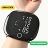 Digital Wrist Blood Pressure Monitor with Voice Report, Adjustable Wrist Cuff, Dual User Memory - 99 Readings Each, Large Display, Lightweight, Universal Carrying Case, Ideal for Seniors & Family Monitoring, Parent Gifting Health Device