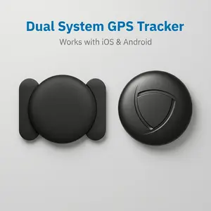 Dual-system smart tracker, GPS tracker, supports both Google and IOS systems, GPS Tracker for Car,Mini Trackers Device with Weatherproof Magnetic Case-No Monthly Fee-Best Hidden GPS Trackers,Anti-lost Device