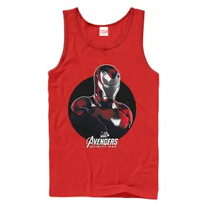 Men's Marvel Avengers: Avengers: Infinity War Iron Man Circle Tank Top