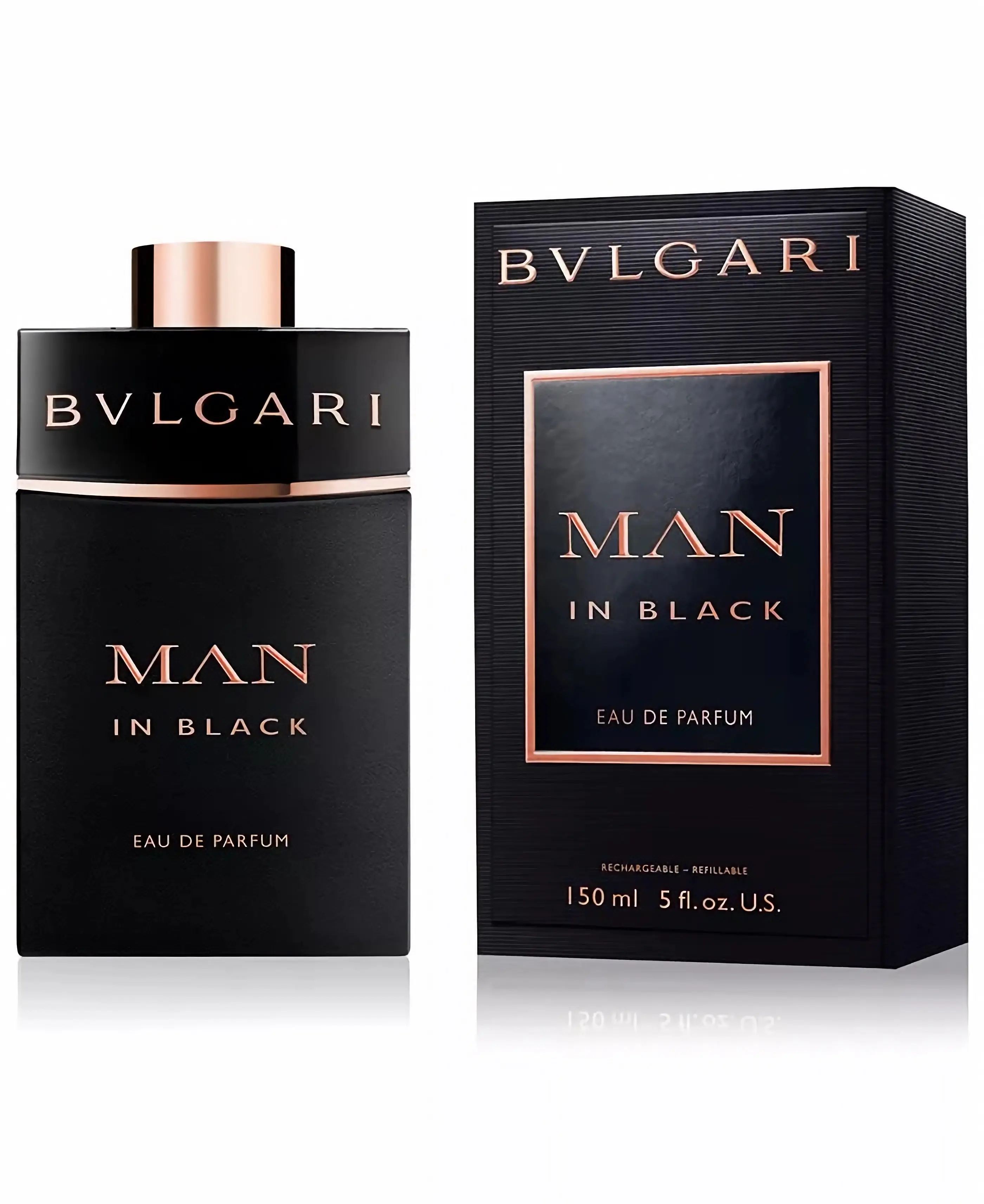 Bvlgari Men's 5 Ounce Man In Black Eau de Parfum