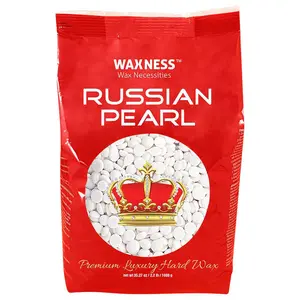 WAXNESS Polymer Blend Premium Luxury Hard Wax Beads Russian Pearl