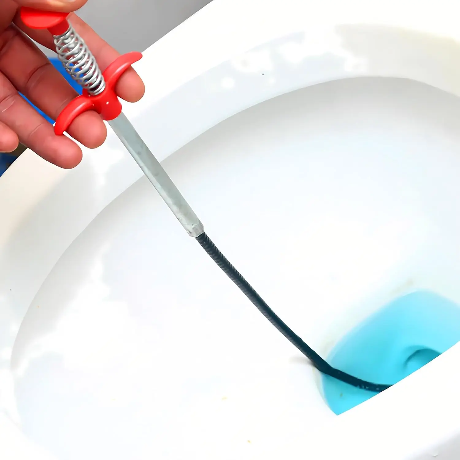 【Drain Clog Remove Tool】Flexible Grabber Claw Pick Up Reacher Tool , With 4 Claws Bendable Hose Pickup Reaching Assist Tool for Litter Pick, Home and Kitchen Sink, Drains, Toilet (35 inch)