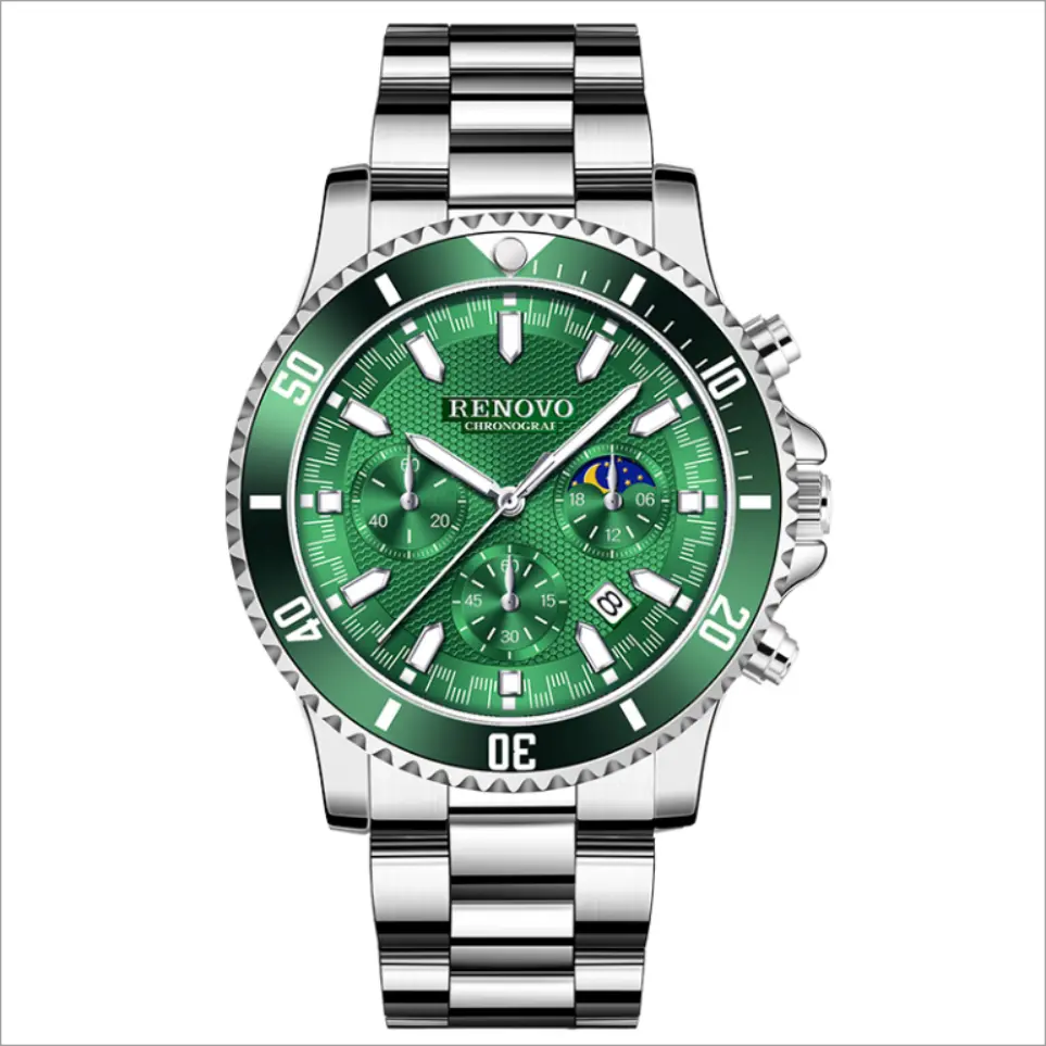 【ING】Men's Steel Band Fashion Watch, Sporty Business Style for Office -AYS81026