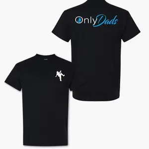 OnlyDads T-Shirt, Double Sided Graphic Printed Cotton Tee, Fathers Day Gift, Trending Father's Day, Men's Graphic Tees, Casual Outfit, Comfortable Menswear, Perfect Gift For Men, Apr2