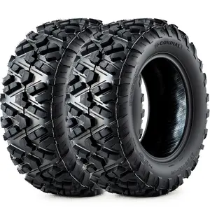 All-Terrain 6PR Tubeless ATV/UTV Tire Set of 2, Model A102, Available Sizes: 29x9x14, 29x11x14 & 26x10x14, Heavy Duty Off-Road Performance for Mud, Dirt, Sand & Trails