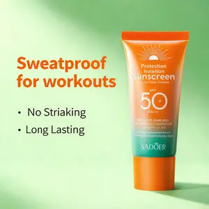 Sweatproof SPF50+ Sunscreen | For Gym & Outdoor Workouts | Non-clogging Pores