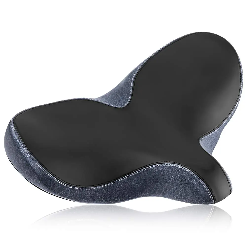 Oversized Comfort Bike Seat Comfortable Replacement Saddle Memory Foam Soft Waterproof Universal Fit Bicycle For Women Men