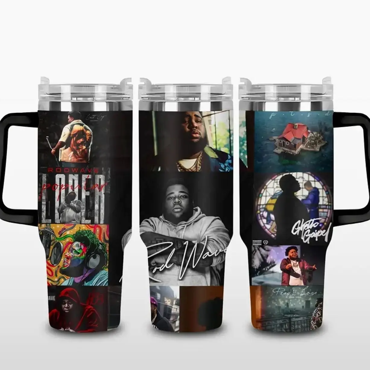 Rod Wave Don't Look Down Tour 2026 40oz 20oz Tumbler High-Quality Insulated, Gift For Soul-Trap Rap Fans.