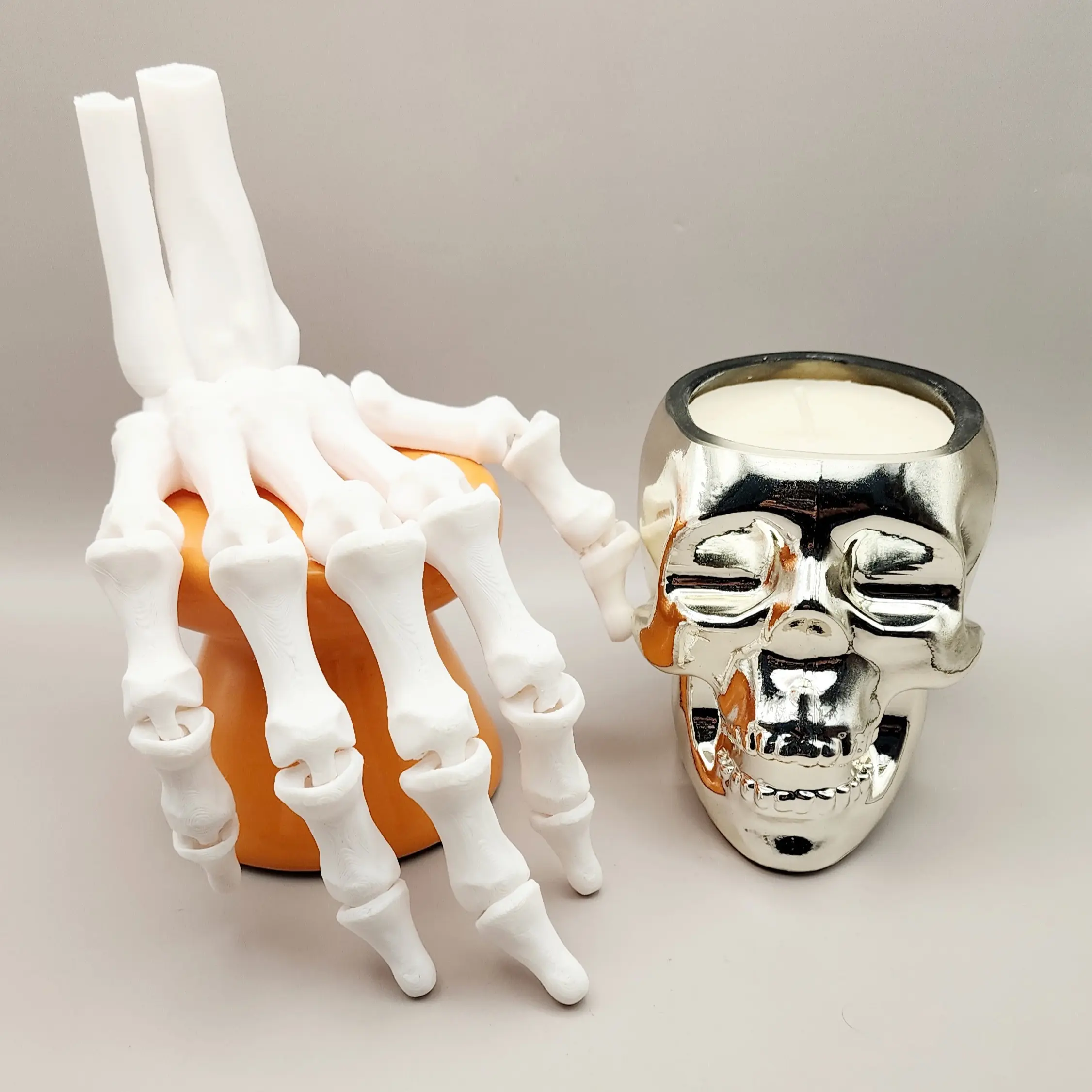 Skeleton Hand, Moveable Skeleton Hand, Halloween Skeleton, Halloween Display, Halloween Tiered Tray Decor