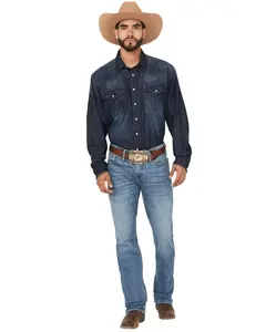 Cinch Men's Ian Medium Wash Slim Boot Stretch Denim Jeans - Mb31836001