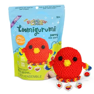 RAINBOW LOOM Loomigurumi Pery the Parrot Loom Kit with Premium Rubber Bands & Charms for Beginners and Crafters