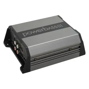 PowerBass PBM-600.4 4-Channel 600 Watts Class-D Full-Range Car Mini Amplifier