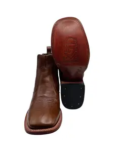 Botin pull up Tabaco 100% Piel