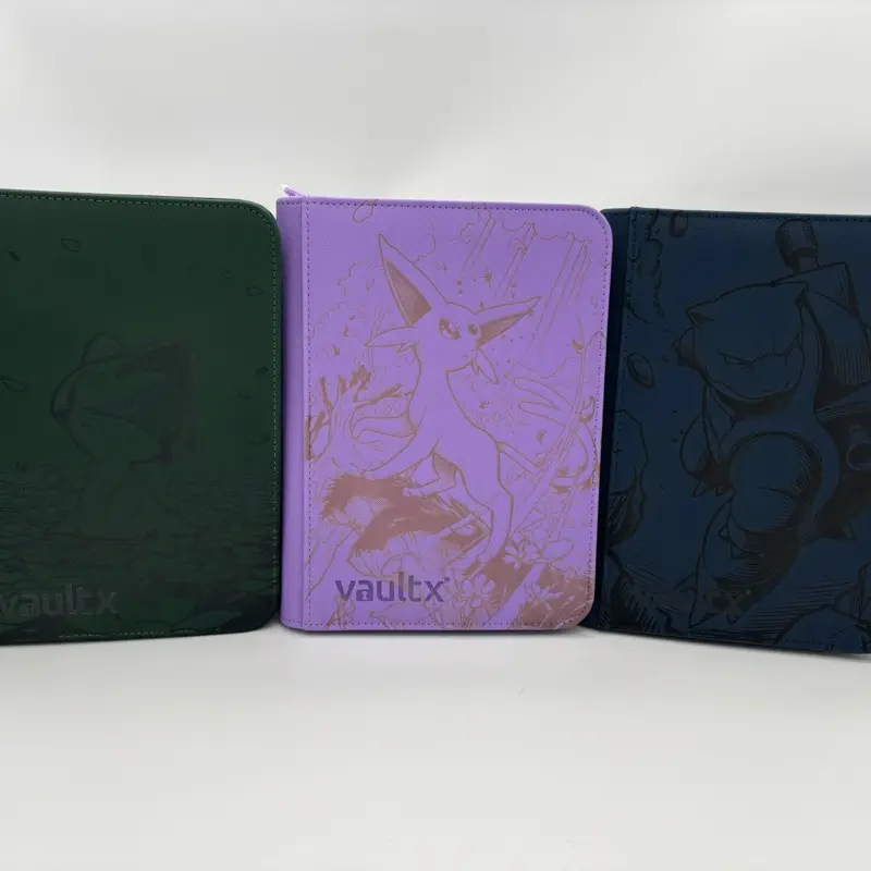 Vault X 4 Pocket Custom engraved TCG Binder