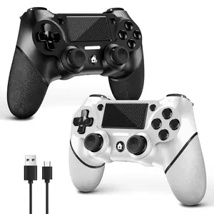 Premium Wireless Gaming Controller for PS4/PC/Android/iOS with Dual Vibration and 6-Axis Motion Sensors