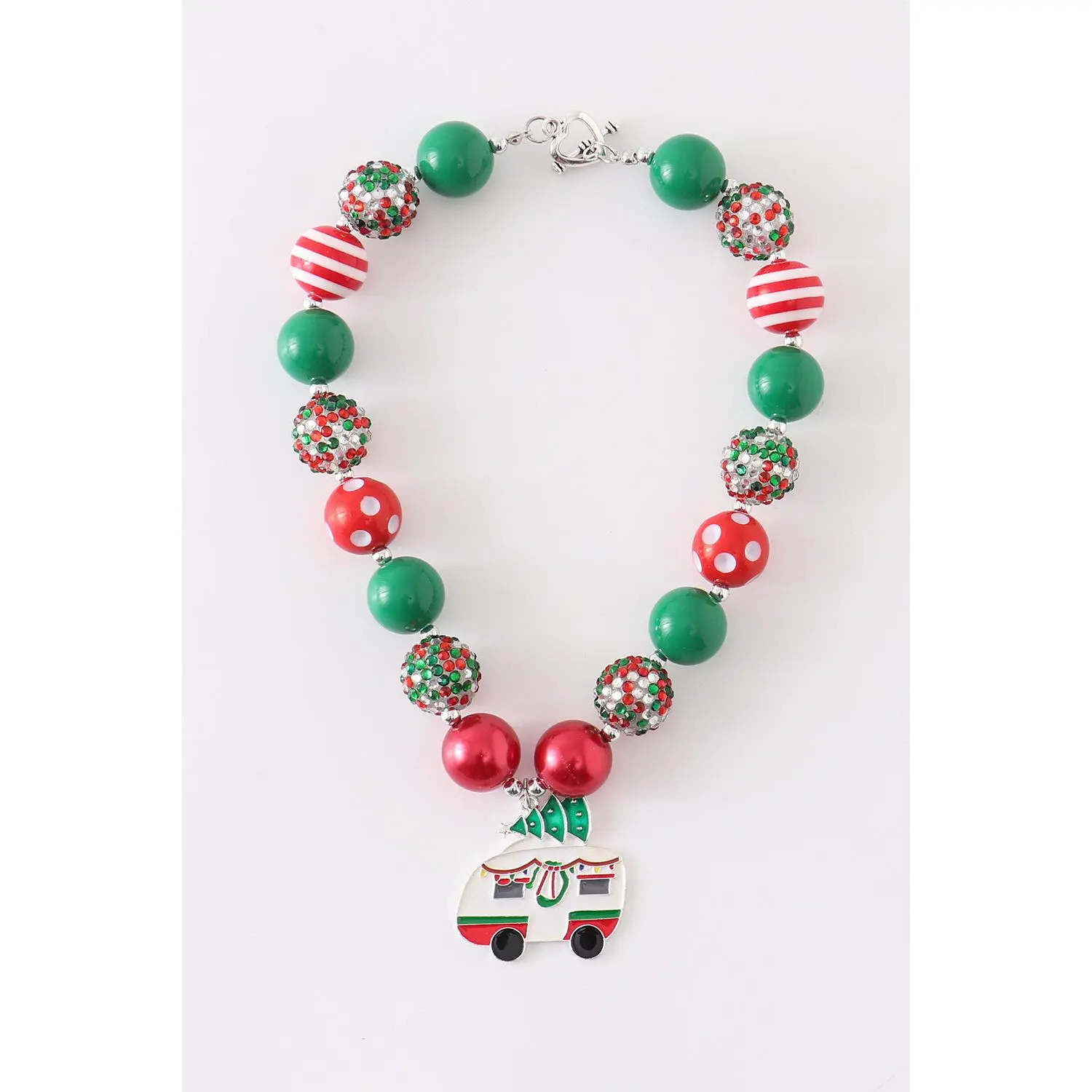 Red Green Camper Pedant Chunky Necklace - As described in the Product Information