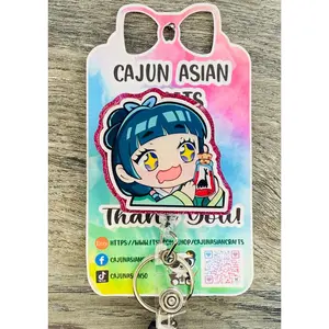 Apothecary Anime Lama Poison Badge Reel/ID Clip/Holder-Retractable Clips-(Alligator, Belt, MRI Safe, Carabiner) & Non-Retractable Clips