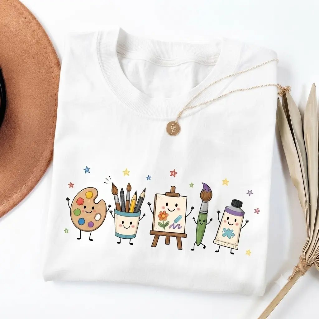 Art Lover Doodles T-Shirt, Teacher Doodle Shirt, Painter Clothes Apparel, Arts Lovers Tees Gifts, Teaching Clothing Gift