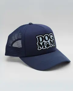 dog mom classic text matching human hat