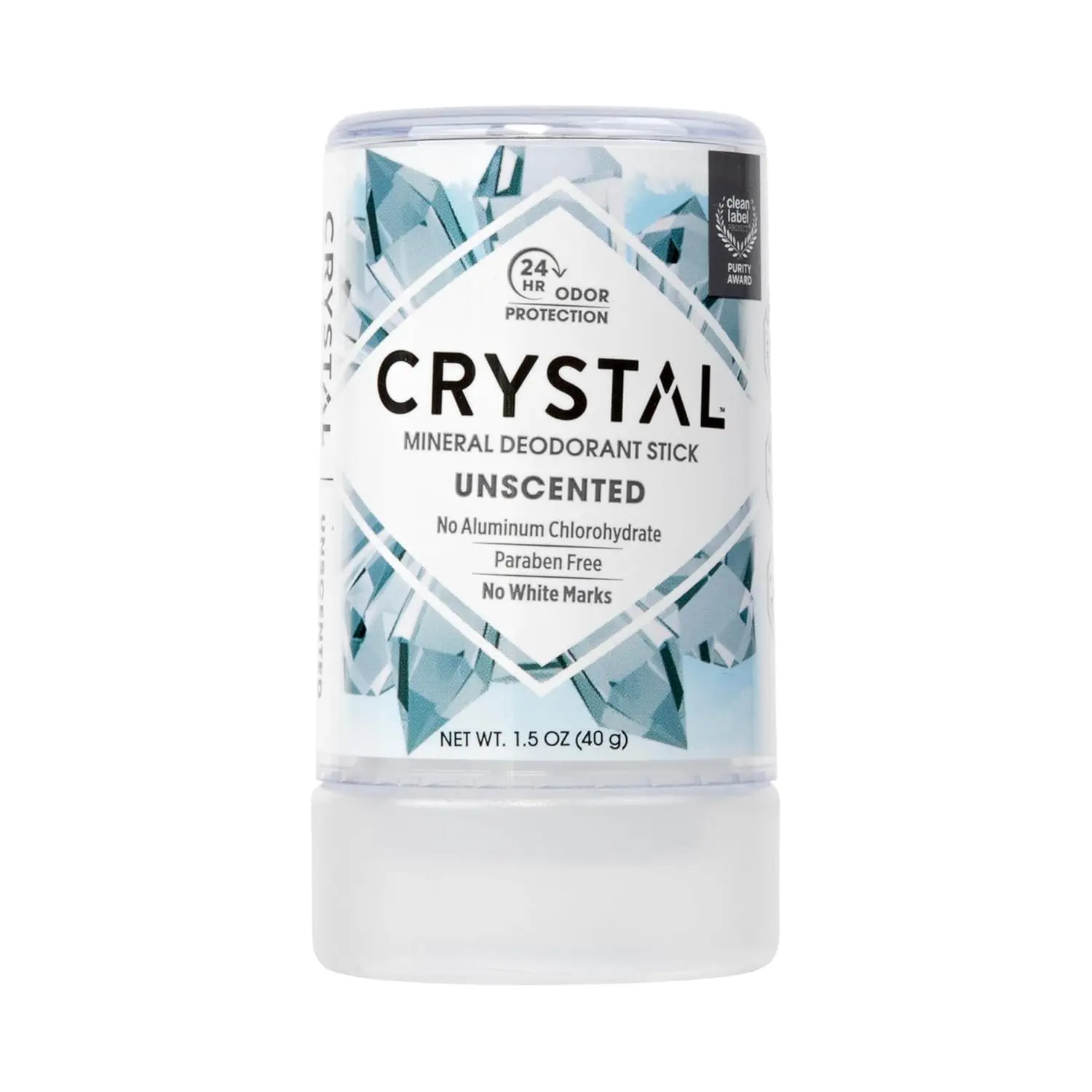 CRYSTAL Deodorant Mineral Deodorant Stick, Travel, 1.5 Ounce CRYSTAL Deodorant Mineral Deodorant Stick, Travel, 1.5 Ounce