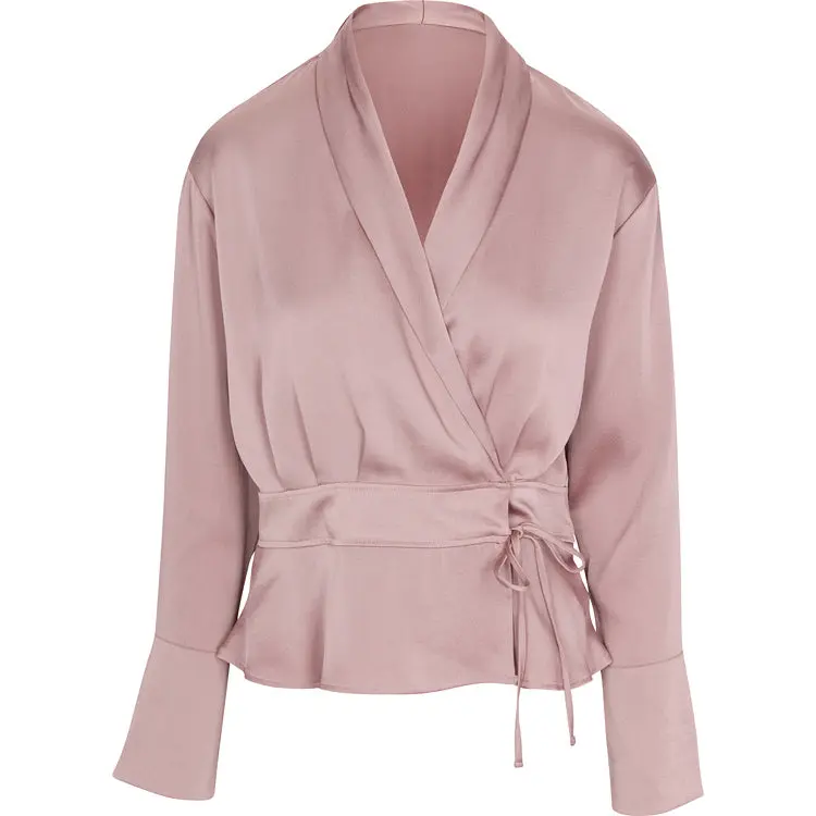 Smooth n Sleek Satin Peplum