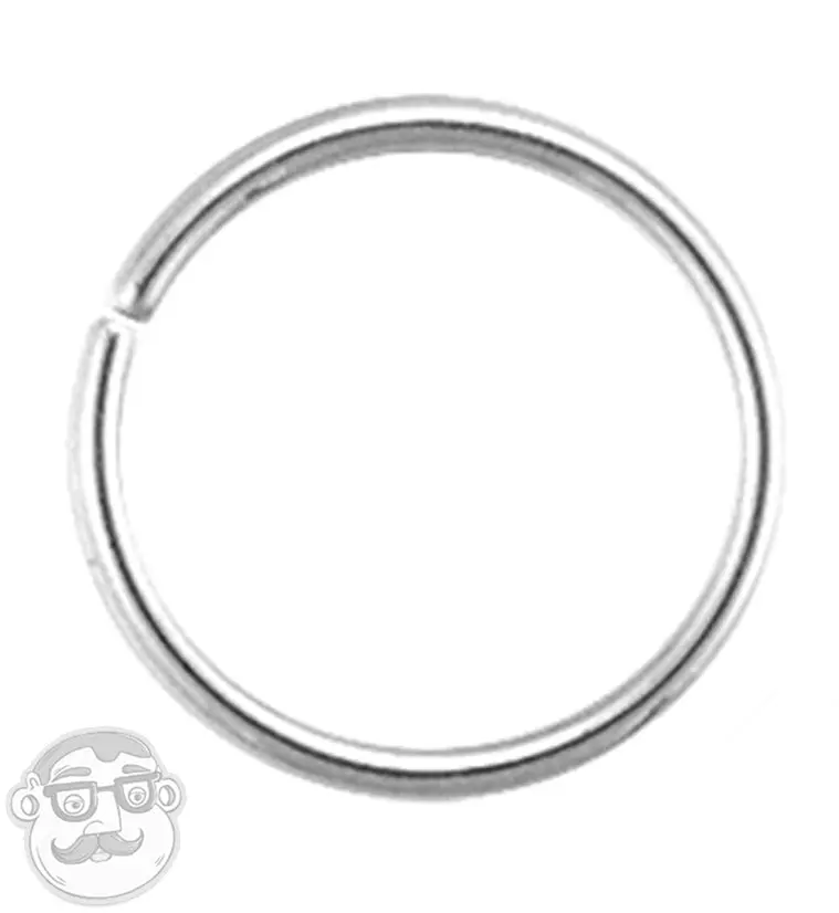 Seamless Titanium Hoop Ring
