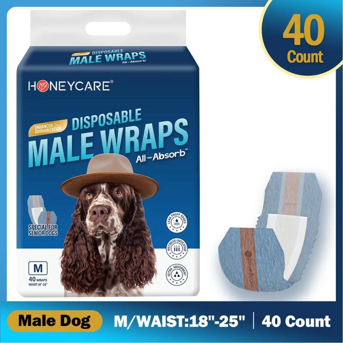 Male-M(18''-25'')-40 pcs