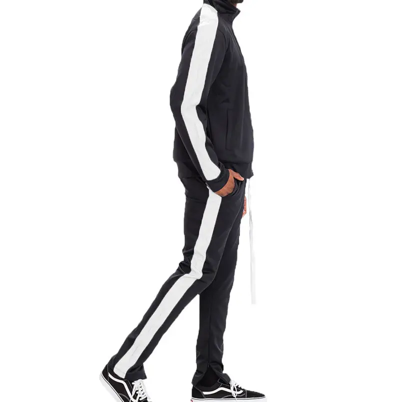 Shorty - One Stripe Men's Track Suit Set - Black