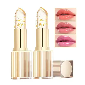 Color-Changing Lipstick – Gold Crystal pH Lipstick, 24HR Transfer-Proof Lip Gloss, Hydrating Tinted Lip Balm, Perfect for Mother’s Day & Birthday Gifts