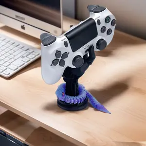 Cyberpunk Decorative Statue, Desktop Ornament, Game Controller Holder & Watch Stand, Compatible with Xbox One/xbox Series X, Ps4/ps5