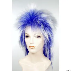Gnarly Fright Spike Party City Mullet Wig