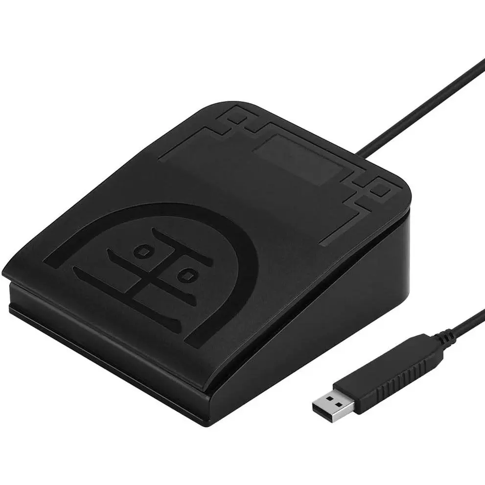 Upgraded USB Single Foot Pedal Optical Switch Control One Key Program Computer Keyboard Mouse Game Action HID