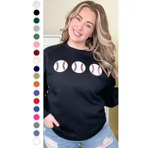 Sparkle Baseball Adult Sweatshirt