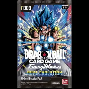 DBZ fusion world english dual evolution booster pack
