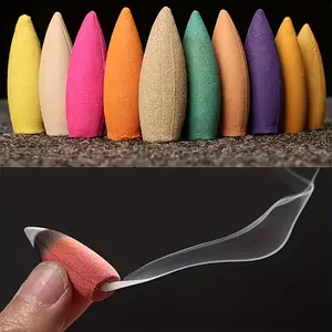 Big Fire Waterfall Reversed Incense Stick, Aroma Blend Scented, 16 Minutes Burn Time, Vibrant Colors, Yoga, Home, Office, Outdoor Use, Family Decor