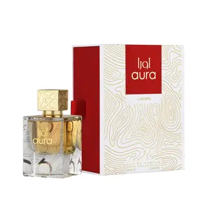 Lattafa Aura for Unisex Eau de Parfum Spray, 2.0 Ounce