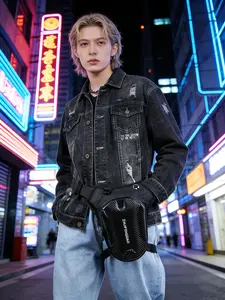 Waterproof Motorcycle Leg Bag with Earphone Port, Adjustable Shoulder Strap, Dual Zipper Compartments, Eva Outdoor Riding Waist Pack, Adjustable Waistband Bag