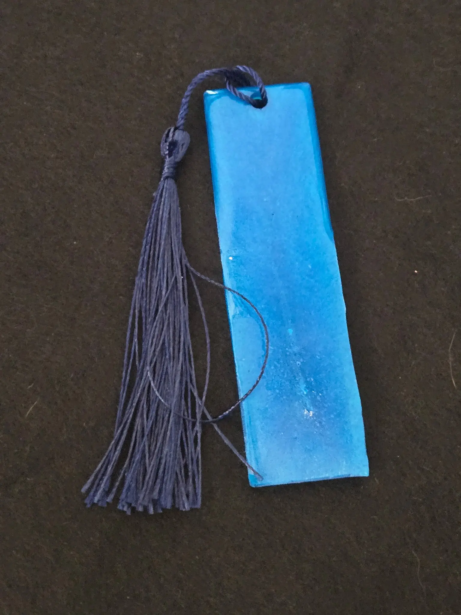 Resin bookmark