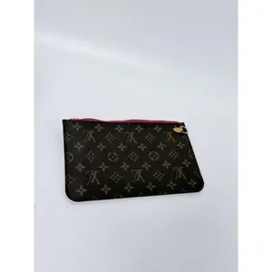 Pre-owned Louis Vuitton Canvas Small Leather Goods Monogram Neverfull MM GM Pochette Pivoine Pink Interior JD117LV