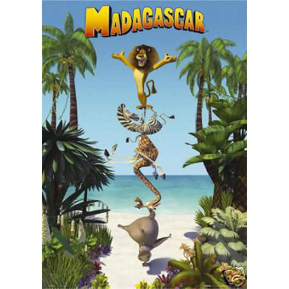 Hot Stuff Enterprise 663-24x36-MV Madagascar Jungle Tricks Poster